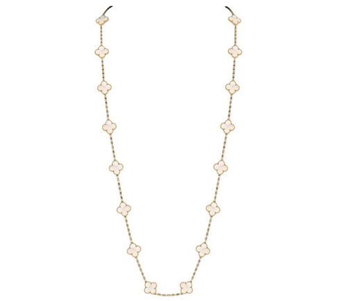 Van Cleef & Arpels Long Vintahe Alahambra Necklace