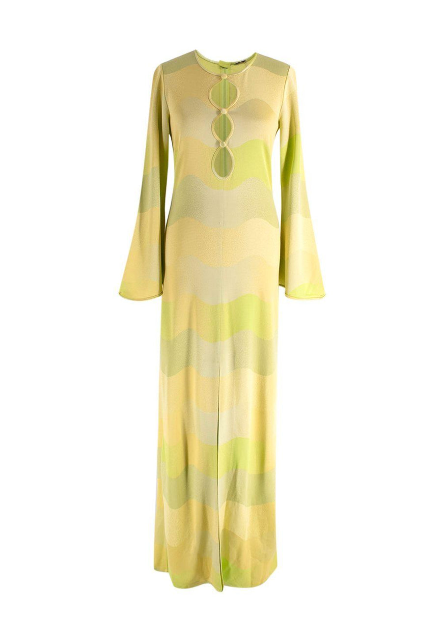 Alexis Lime Wave Serena Dress