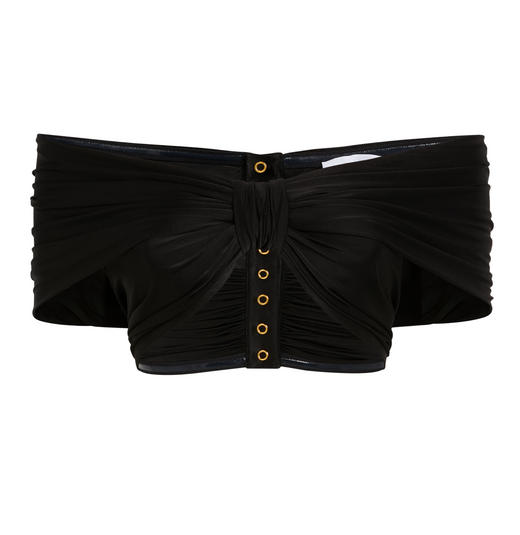 Paco Rabanne Knot Off Shoulder Top
