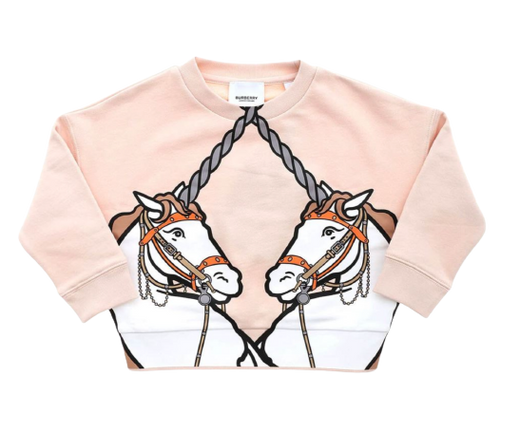 Burberry Teen Beige Unicorn Sweatshirt