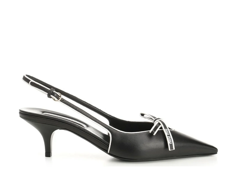 Miu Miu Heeled Shoes 37.5 Black