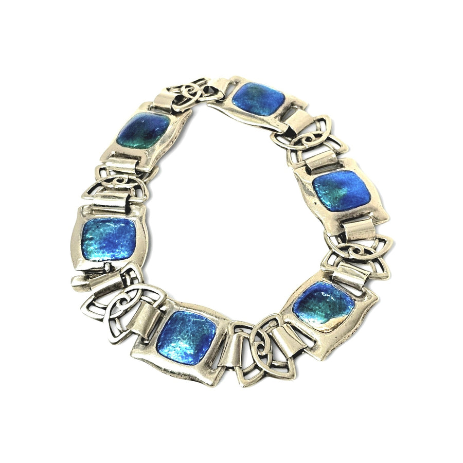 Rare Charles Horner Sterling Silver / Enamel Bracelet / In V&A