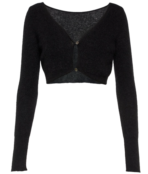 Jacquemus Le Cardigan Alzou Cropped Cardigan