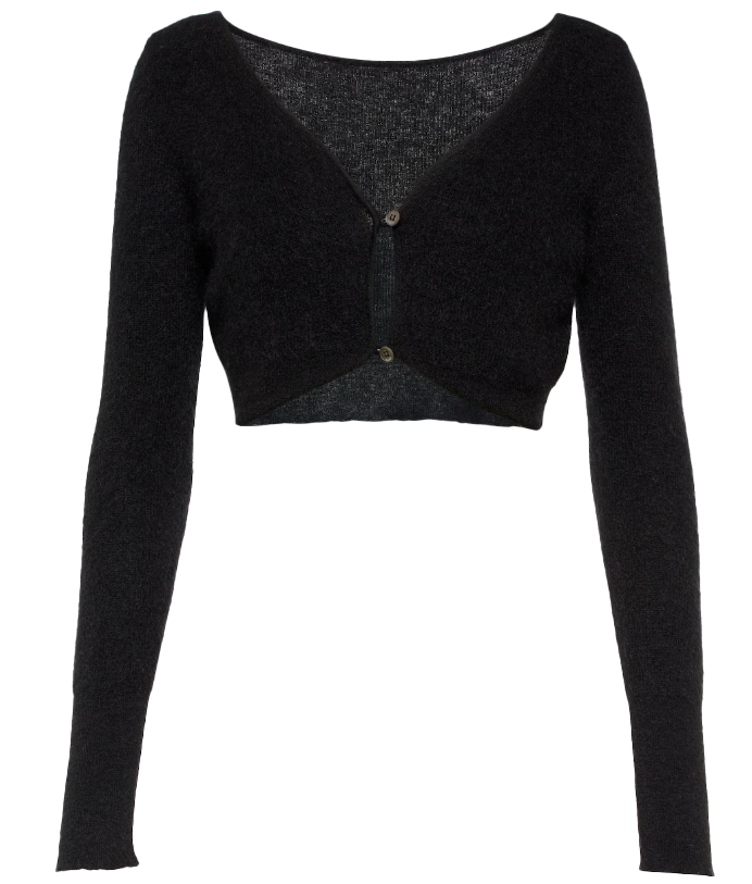 Jacquemus Le Cardigan Alzou Cropped Cardigan