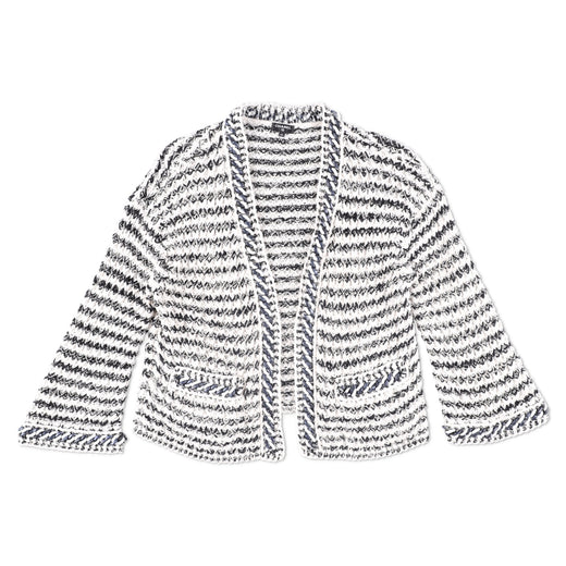 Chanel 18P 2018 Black & White Tweed Cardigan Jacket