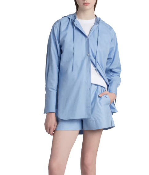Loewe Anagram Jacquard Hooded Shirt