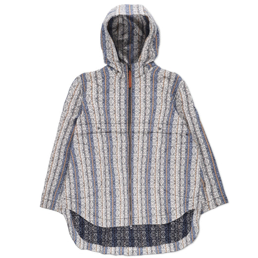 Loewe Anagram Jacquard Striped Parka Jacket
