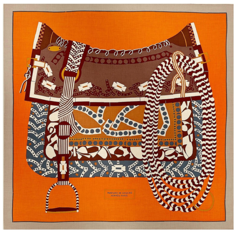 Hermès Montura de Gaucho Giant Shawl 140