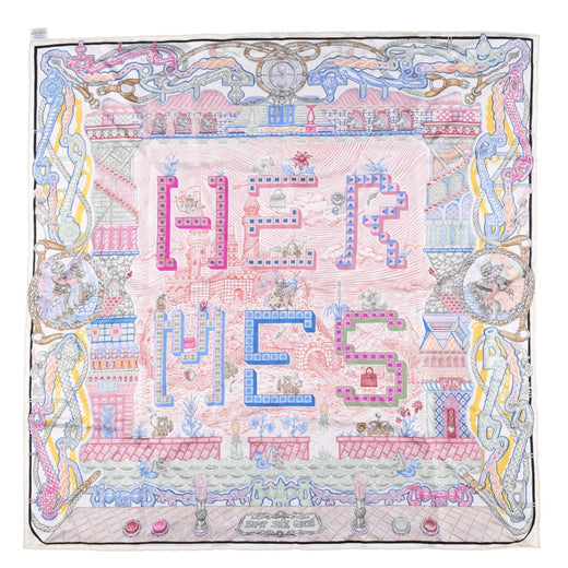 Hermès Super Silk Quest Carré 90 scarf