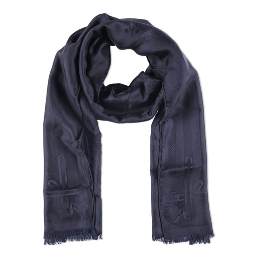Hermès Blue Les Sangles Stole 180x43 cms