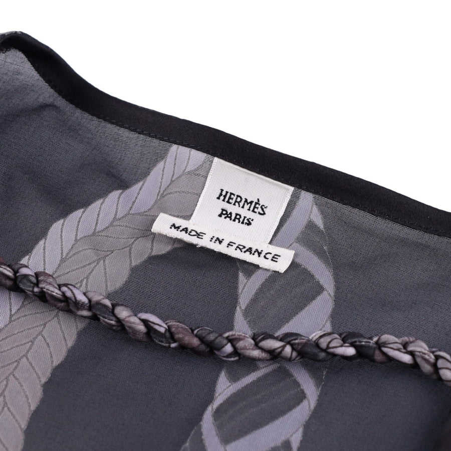 Hermès Palefroi Remix Short Tunic Caftan Top