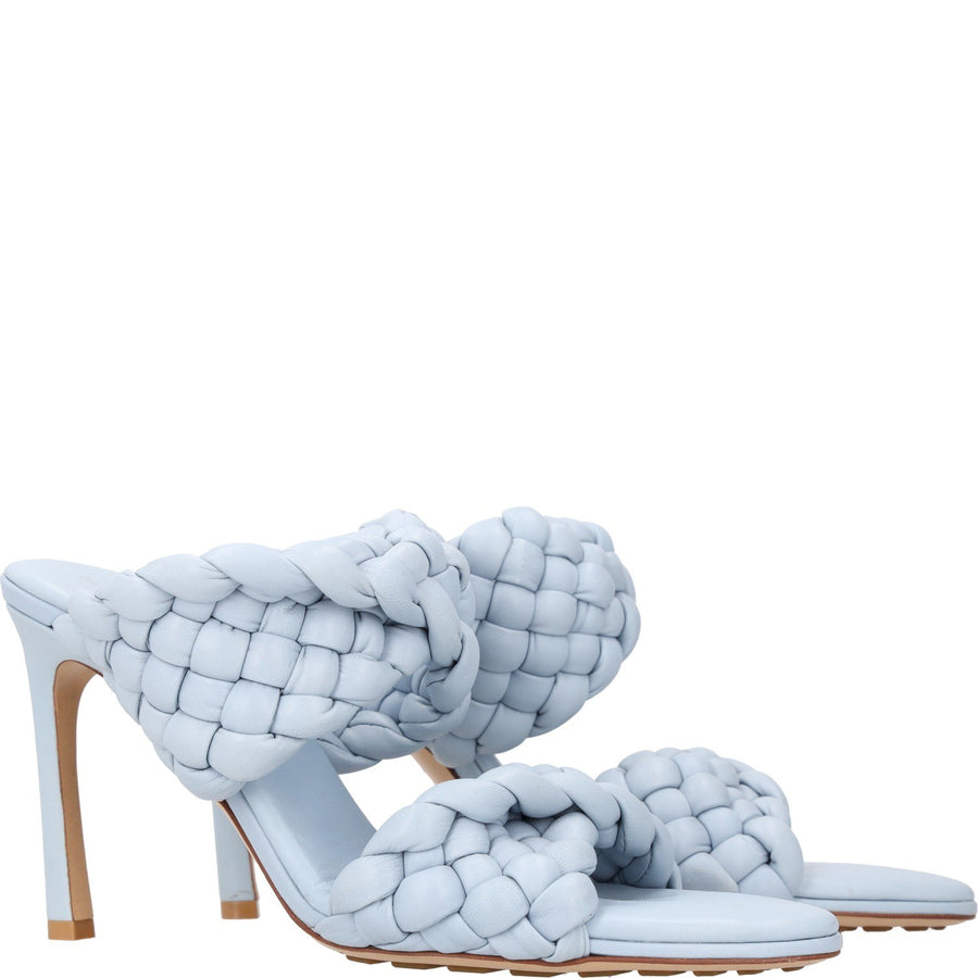 Bottega Veneta The Curve Mule Heeled Sandals