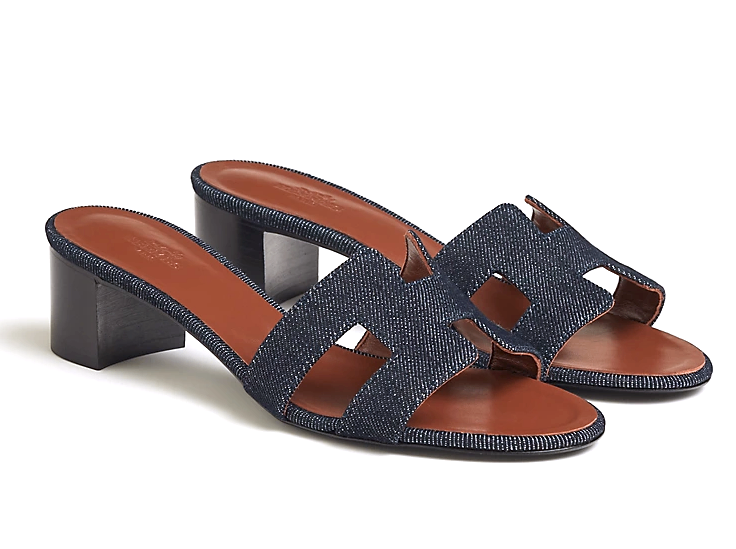 Hermes Oasis Dark Blue Denim 37