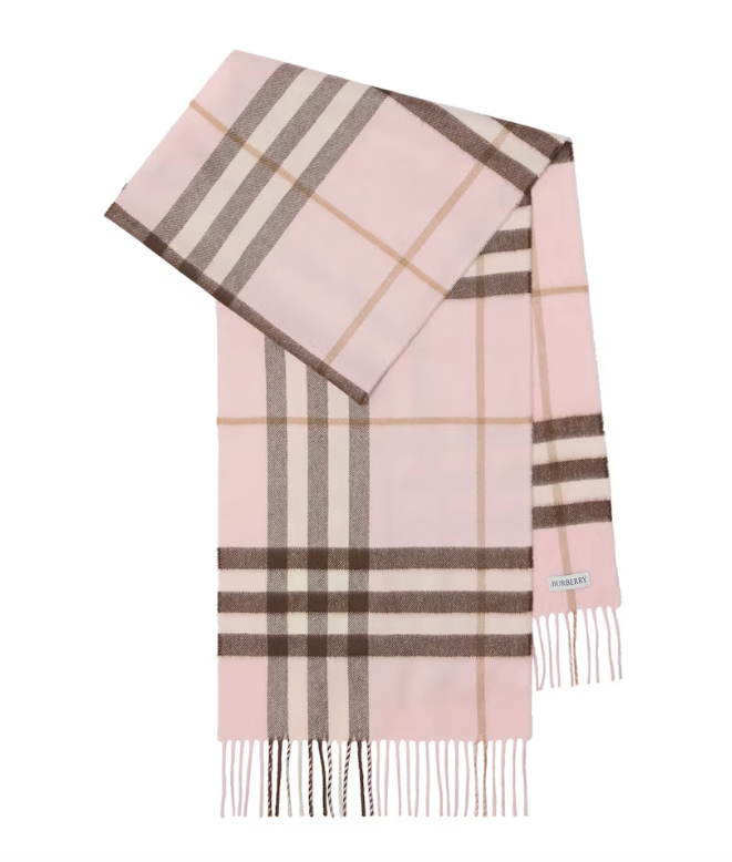 Burberry Cashmere Check Scarf