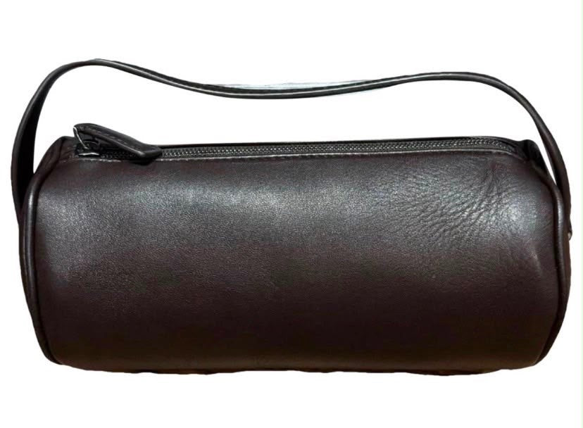 The Row 90’s Dark Brown Leather Top Handle Bags