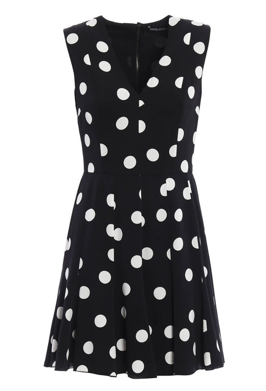 Dolce & Gabbana Black and white Silk Day dress