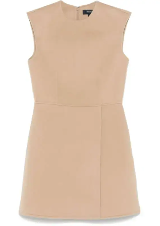 Theory Wrap-skirt Mini Dress