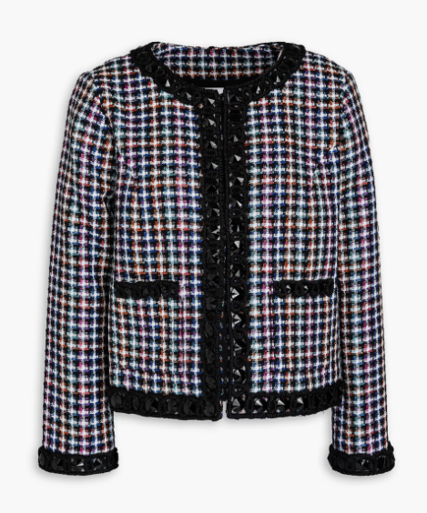 Carolina Herrera Crystal-embellished Tweed Jacket