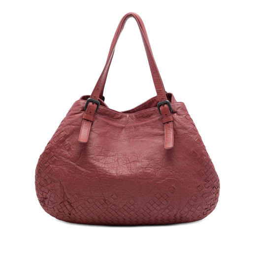 Large Intrecciato Trimmed Nappa Cesta Tote - Image 1