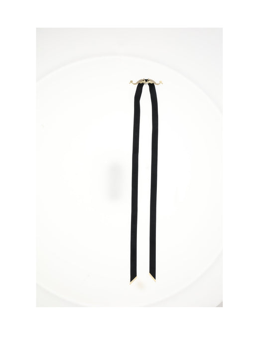 Dior Arabesque Choker — Gold Polyester Necklaces
