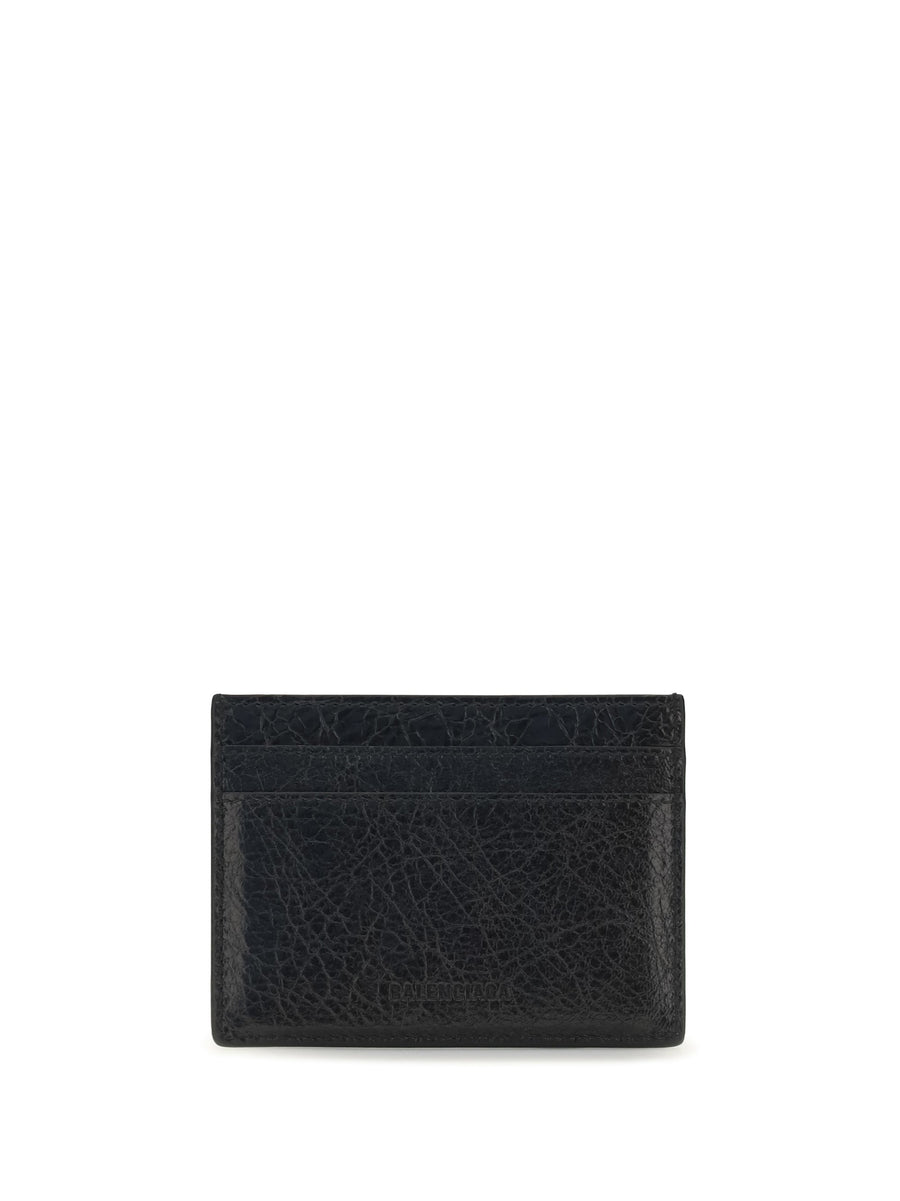 Balenciaga Le City Card Case — Black Lambskin Wallets & Purses