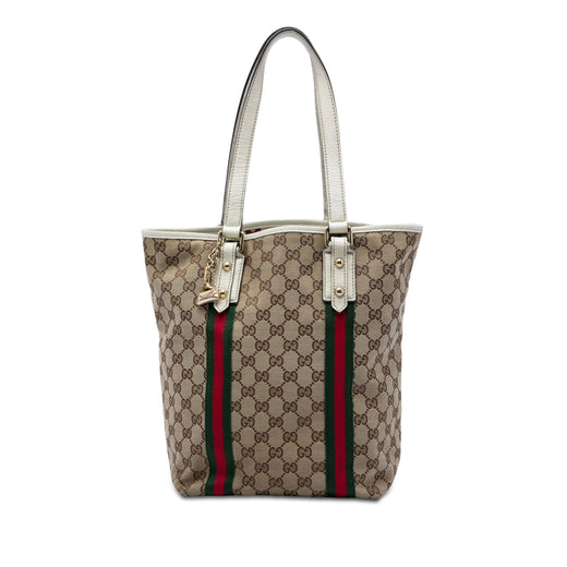 GG Canvas Web Jolicoeur Tote - Image 1