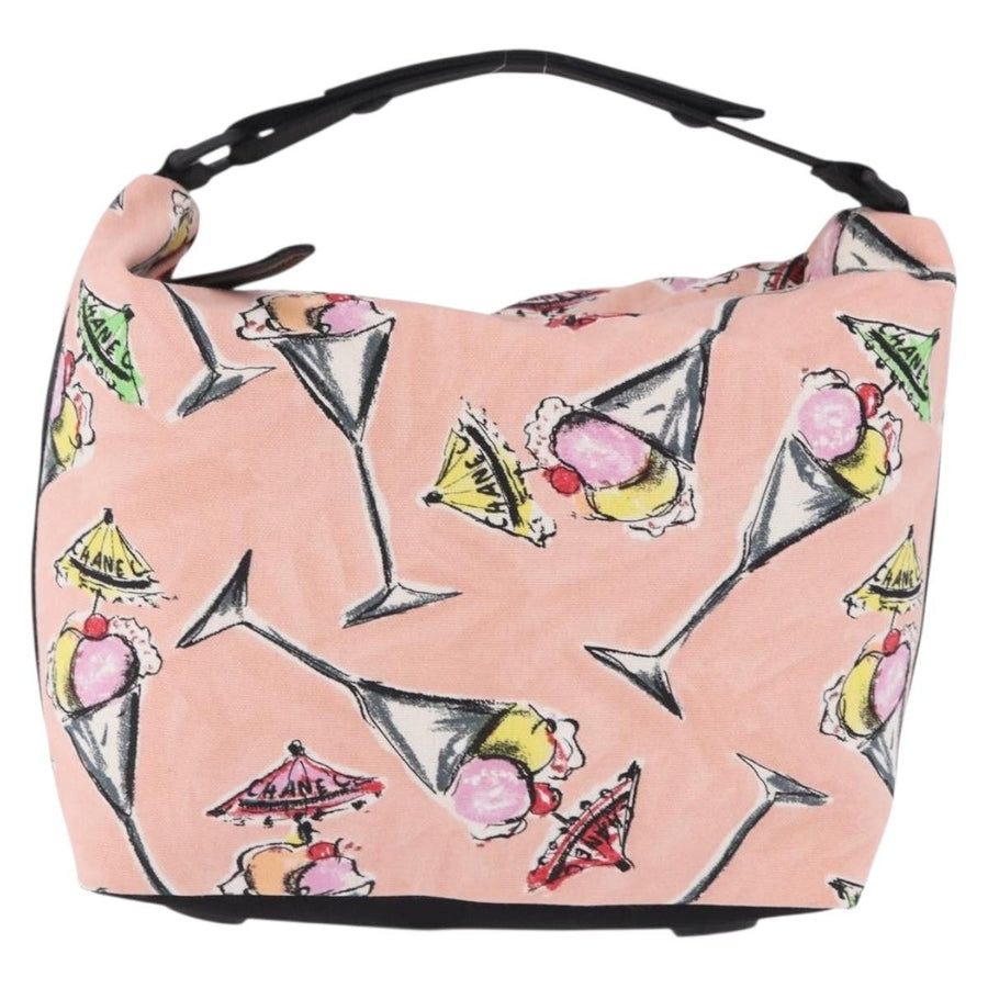Chanel Ice Cream Sundae Printed Canvas Pink Bag