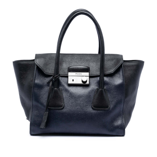 Bicolor Glace Calf Sound Lock Satchel - Image 1