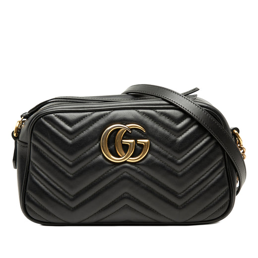 Small GG Marmont Matelasse Calfskin Crossbody - Image 1
