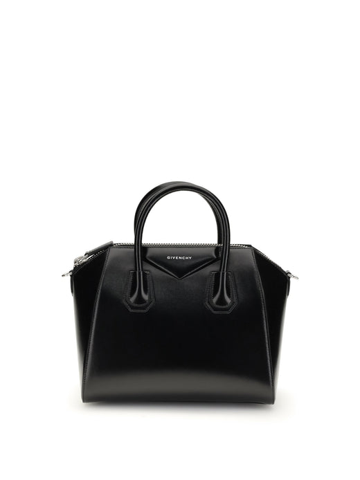 Givenchy Antigona Top Handle Bag — Black Calf Leather Bos Taurus