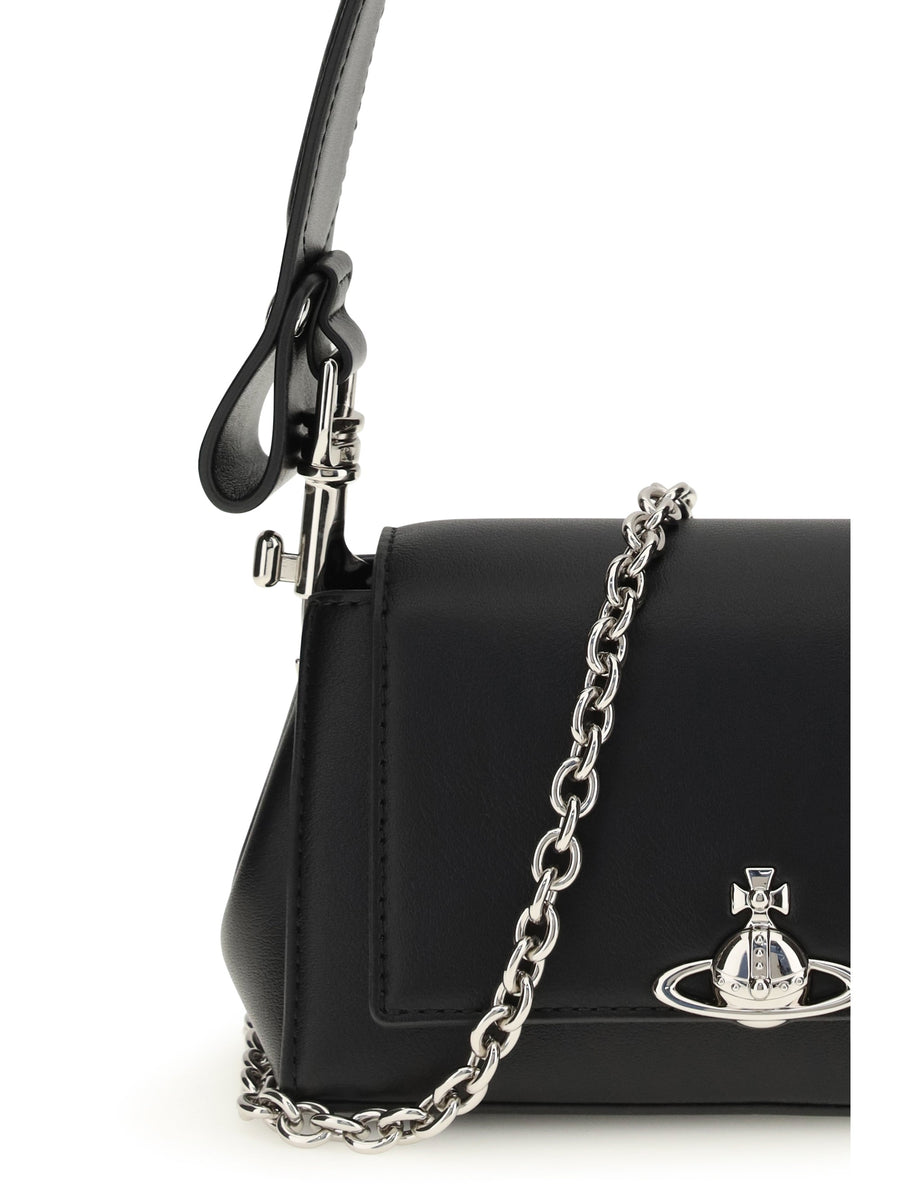Vivienne Westwood Shoulder Bag — Black Thermoplastic Polyurethane
