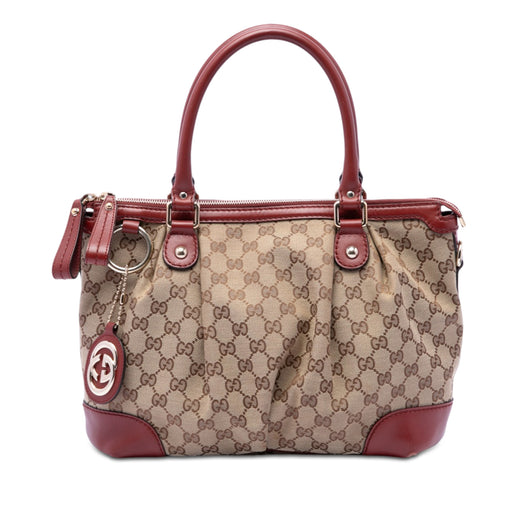 GG Canvas Sukey Satchel - Image 1