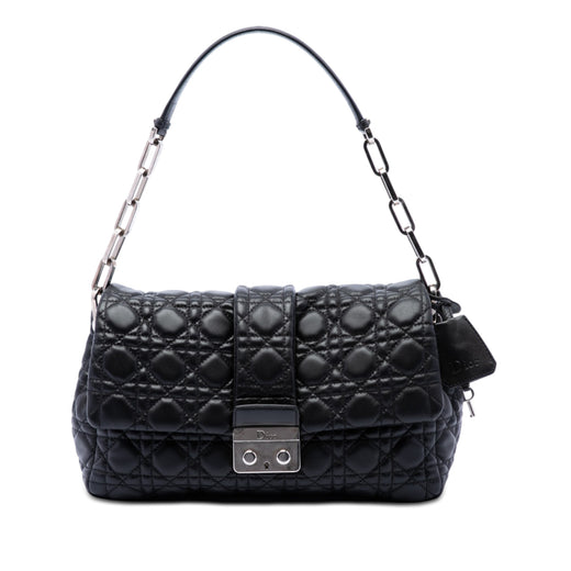 Lambskin Cannage New Lock Shoulder Bag - Image 1