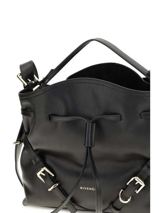 Givenchy Voyou Bucket Bag — Black Calf Leather