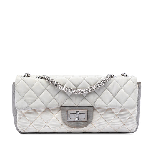 Small Tricolor Quilted Jersey Reissue 2.55 East West Flap - Image 1