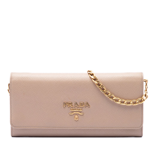 Saffiano Wallet on Chain - Image 1