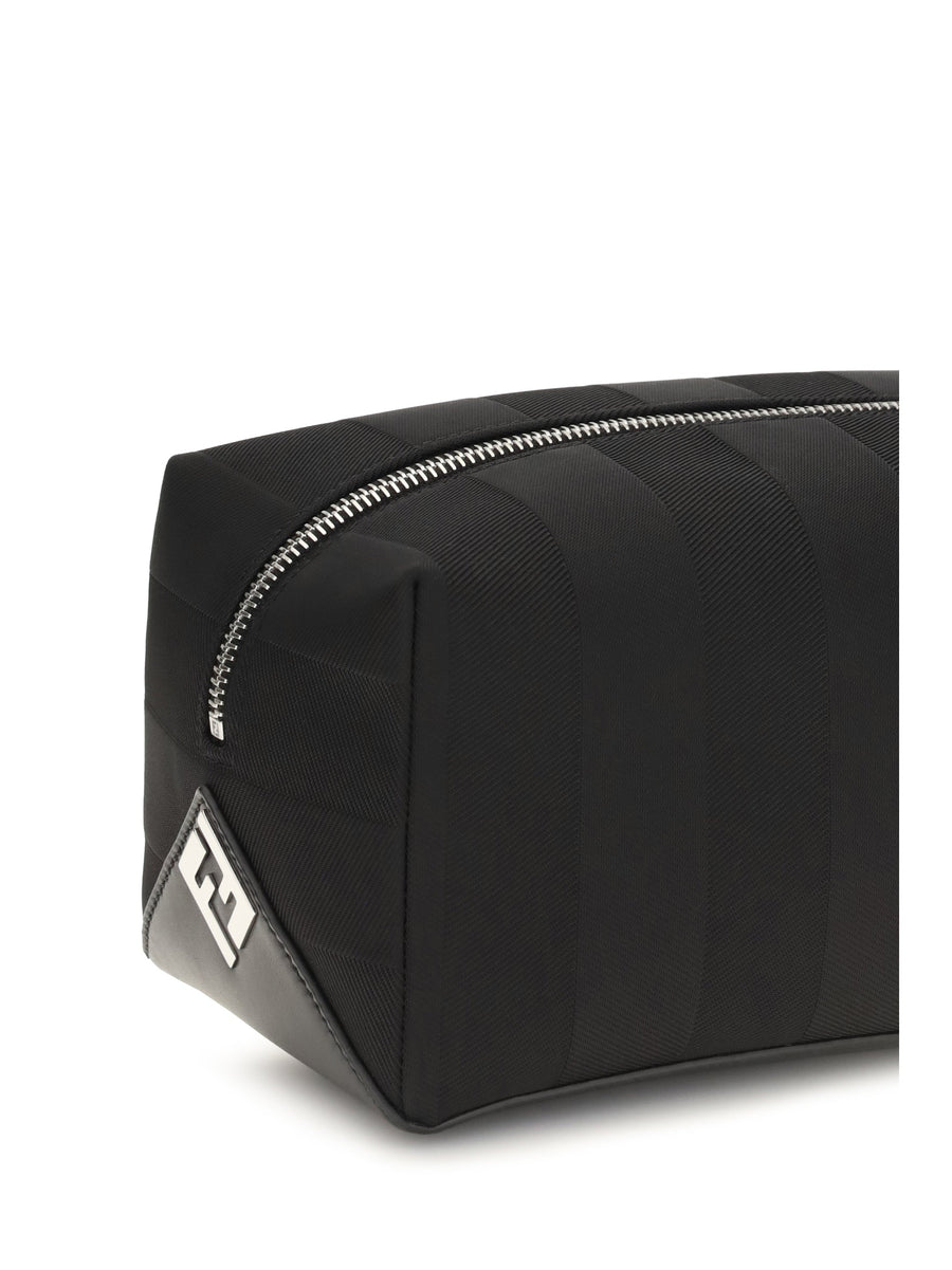 Fendi Beauty Card Case — Black Polyamide Cases