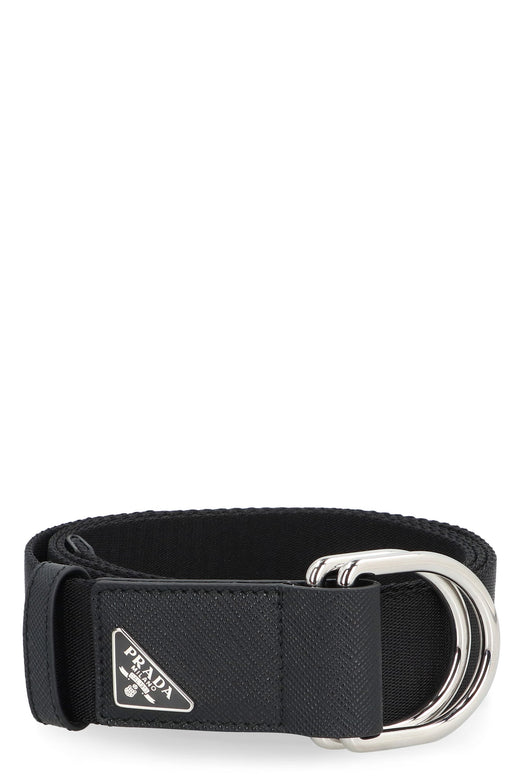 Prada Re-Nylon Belt — Black Polyamide