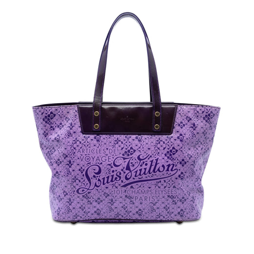 Takashi Murakami Coated Canvas Cosmic Blossom Tote PM - Image 1