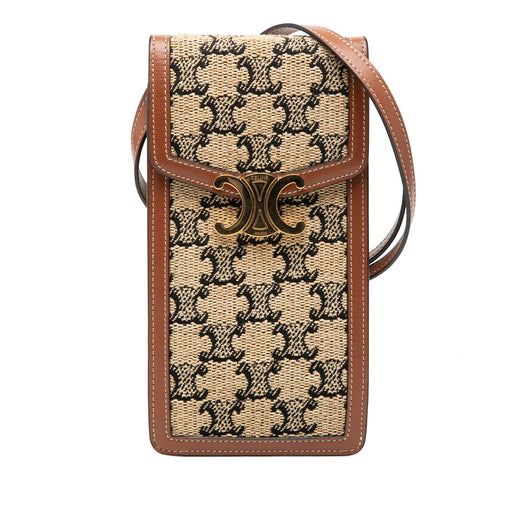 Triomphe Textile Triomphe Phone Pouch Flap Crossbody - Image 1
