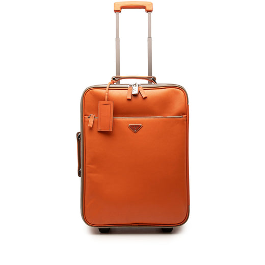 Saffiano Carry On Trolley Suitcase - Image 1