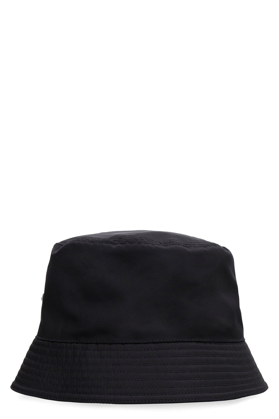 Prada 2hc137 Re-Nylon Cotton Bucket Hat — Black