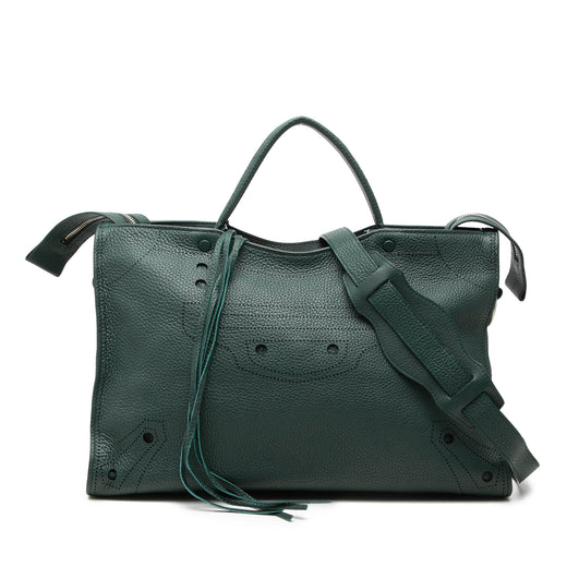 Calfskin Motocross Blackout City Satchel - Image 1