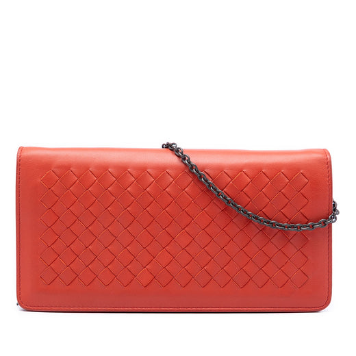 Nappa Intrecciato Continental Wallet on Chain - Image 1