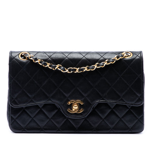 Medium CC Quilted Lambskin Double Flap - Image 1