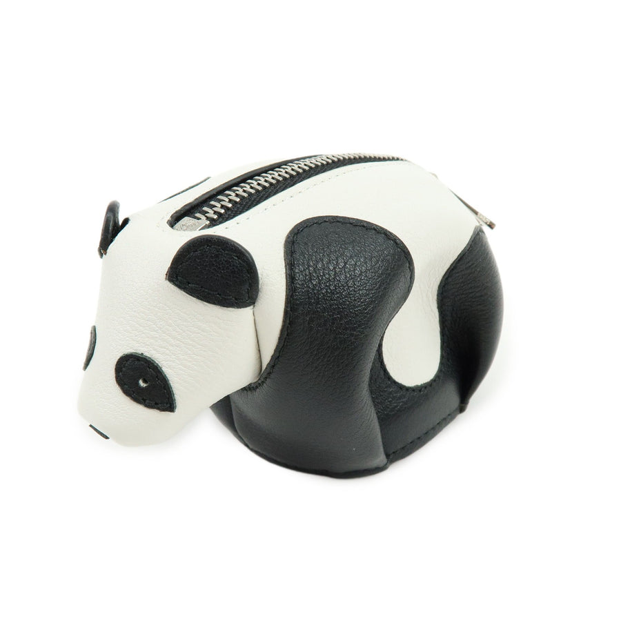 Loewe Panda Coin Purse Leather White Bag