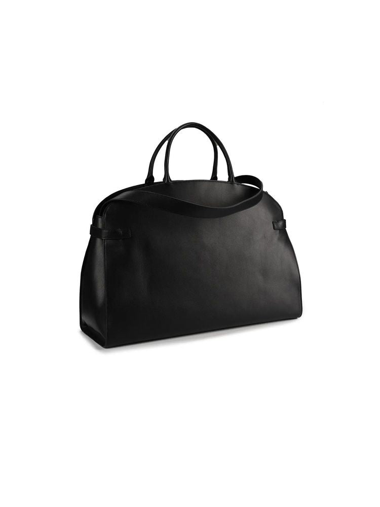 Coccinelle Smooth Cowhide Top Handle Bag — Black
