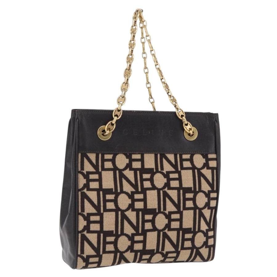 Celine Tote Leather Beige