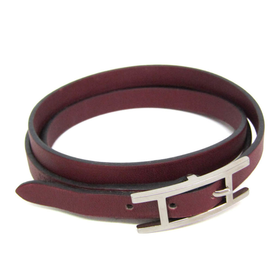 Hermes Hapi 3 Leather Burgundy Bijoux