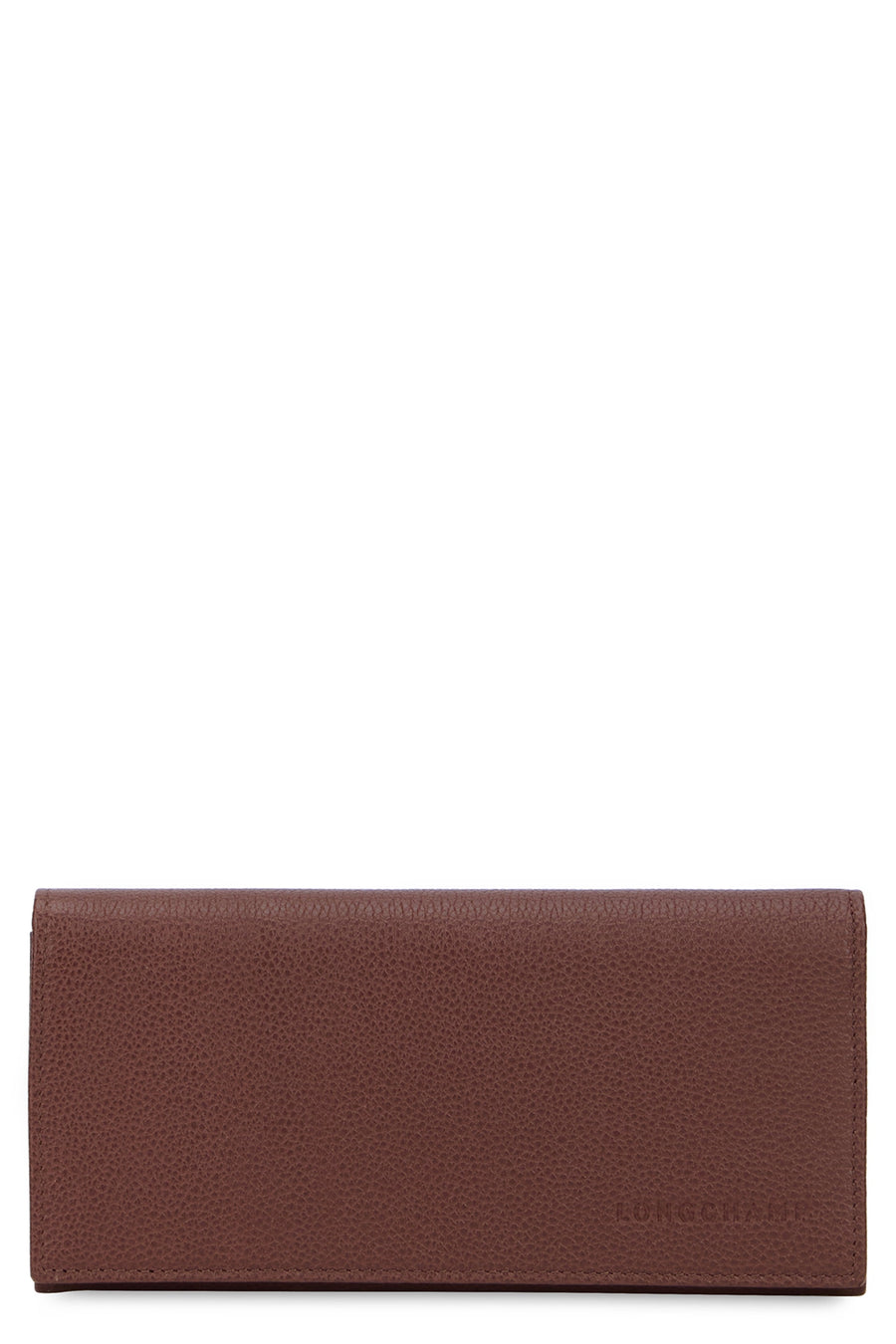 Longchamp Leather Wallet — Brown & Purses